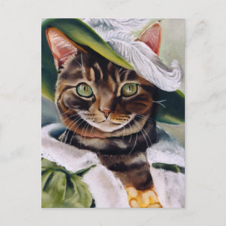 Cat Portrait Postkarte