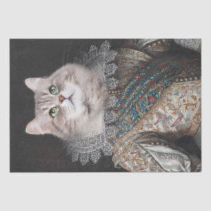 Cat Portrait Seidenpapier
