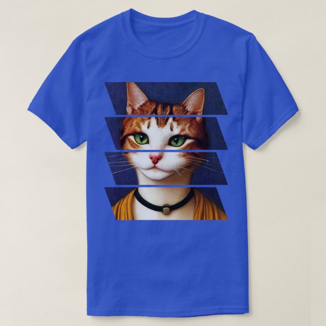 Cat Portrait T-Shirt (Design vorne)