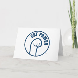 Cat Power Dankeskarte