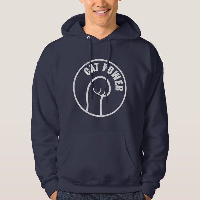 Cat Power Hoodie (Vorderseite)