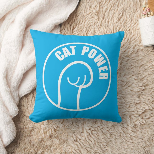 Cat Power Kissen (Decke)