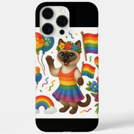 Cat Pride Paws Cat inspiriert Pride LGBTQ iPhone 16 Pro Max Hülle