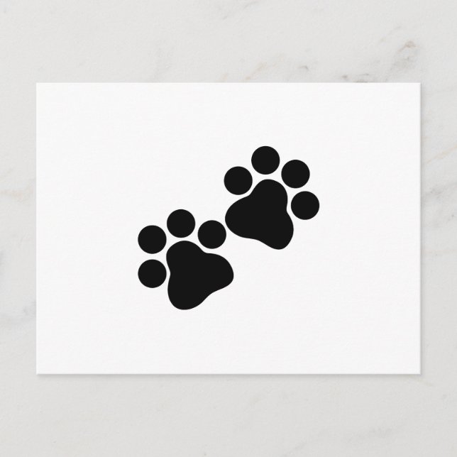 Cat Prints Postkarte (Vorderseite)