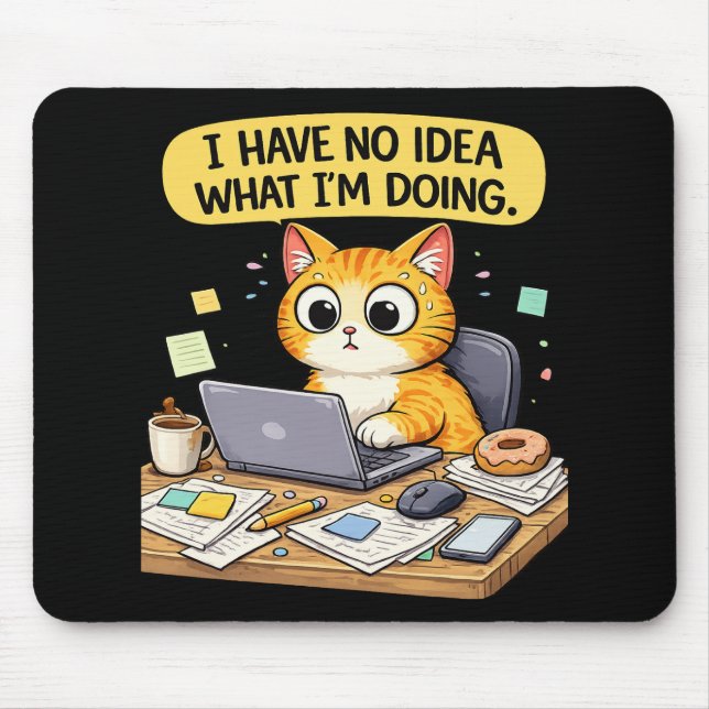 Cat programmer mousepad (Vorne)