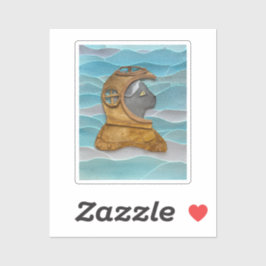 Cat-ptain Nemo! Aufkleber