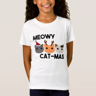 Cat Pun Kids Shirt Meowa Catmas