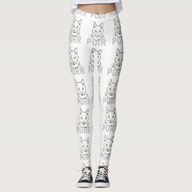 Cat Purr Leggings (Vorderseite)