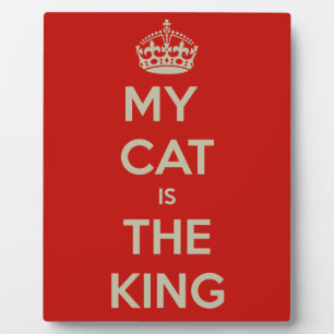 Cat Qoute Fotoplatte