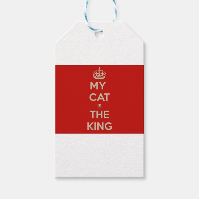 Cat Qoute Geschenkanhänger (Vorderseite)