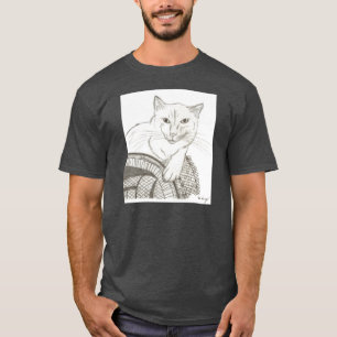 Cat Ragdoll Portrait Adult Dark T - Shirt