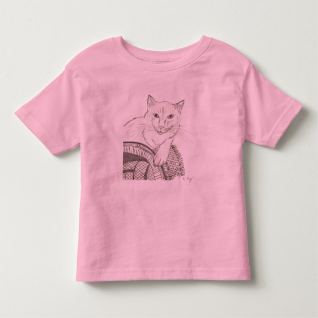 Cat Ragdoll Portrait Kleiner Ringer T - Shirt (Vorderseite)