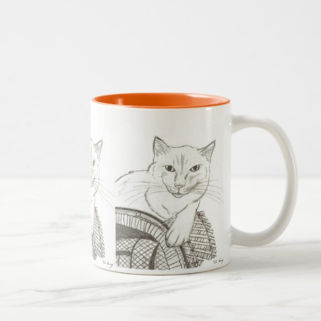 Cat Ragdoll Portrait Tasse (Rechts)