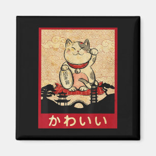 Cat Ramen Bowl Anime Japanisch Noodles Kawaii Neko Magnet