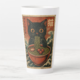 Cat Ramen Japanisch Funny Graphic Kawaii Cat Anime Milchtasse