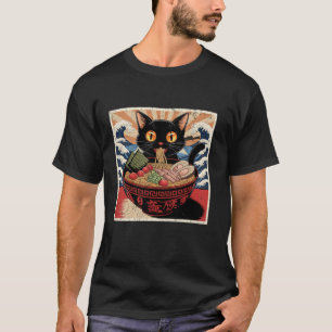 Cat Ramen Japanisch Funny Graphics Kawaii Cat A T-Shirt