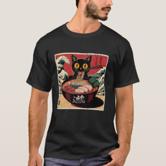 Cat Ramen Japanisch Funny Graphics Kawaii Cat A T-Shirt