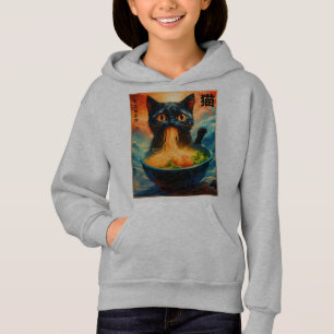 Cat Ramen Japanisch Kawaii Cat Anime Cat Ramen Hoodie