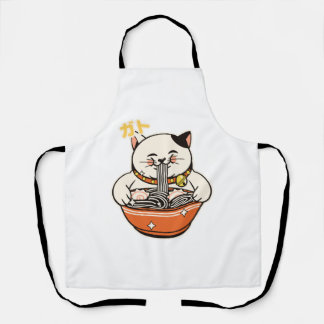 Cat Ramen Kawaii Design Schürze