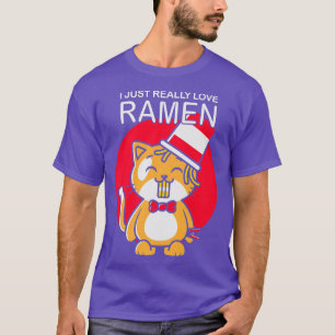 Cat Ramen Lover I Nur wirklich Liebe Ramen Japanis T-Shirt