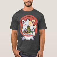 Cat Ramen Noodle Japanisch Kawaii Kleidung für Kin