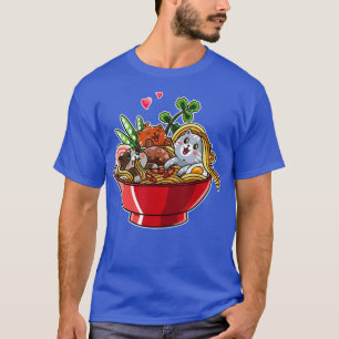 Cat Ramen Noodles Kawaii Cat Otaku Japanische Katz T-Shirt
