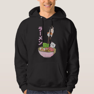 Cat Ramen Shirt Girls Women Men Japanisch Kawaii T