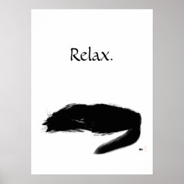 Cat Relax Poster