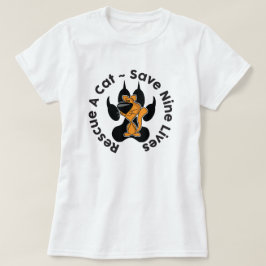 Cat Rescue Adoption T - Shirt