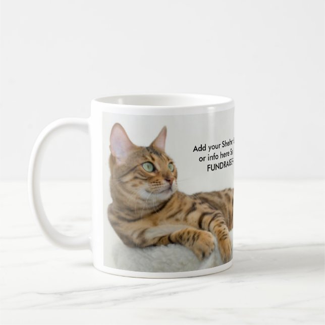 Cat RESCUE FUNDRAISER Kaffee Tasse Cup (Links)