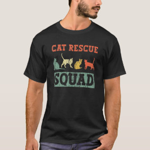 Cat Rescue Squad Tierschutzaktivistin Sie T-Shirt