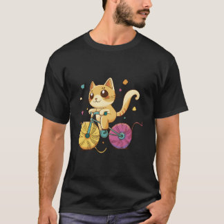 Cat Riding A Bike T-Shirt