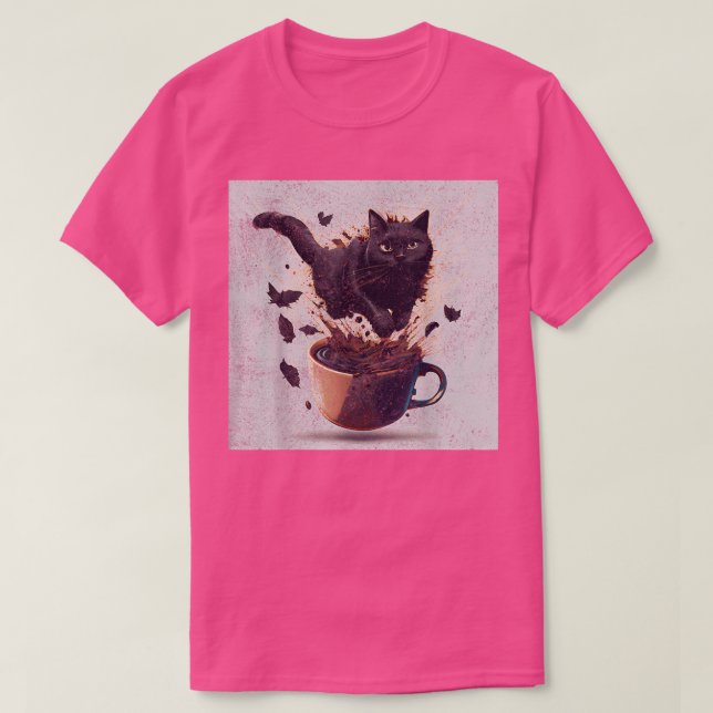 Cat Robot French Fries T-Shirt (Design vorne)