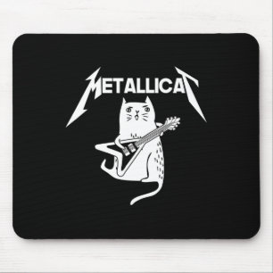 Cat Rock Band Gitarre Spaß Weihnachtsgeschenk Mousepad