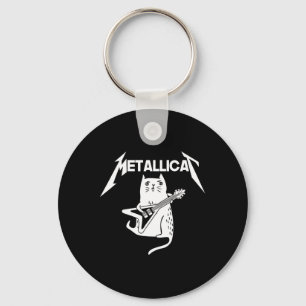 Cat Rock Band Gitarre Spaß Weihnachtsgeschenk Schlüsselanhänger