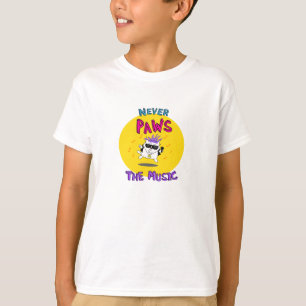 Cat Rock Star singt nie die Musik unterbrechen T-Shirt