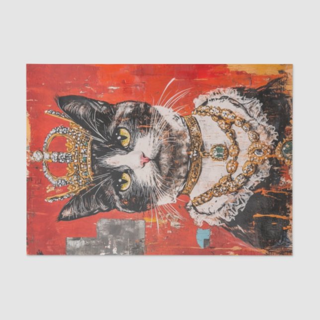 Cat Royal Highness1 Seidenpapier (Vorderseite)