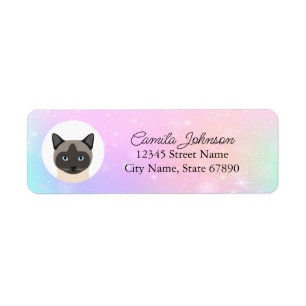 Cat-Rücksendeadressen-Aufkleber