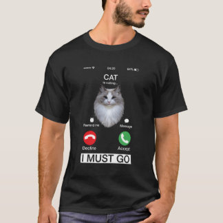 Cat ruft Feline Kitten Adorable Kitty Novelt an T-Shirt