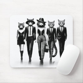 Cat Runway Models durch den Catwalk Mousepad