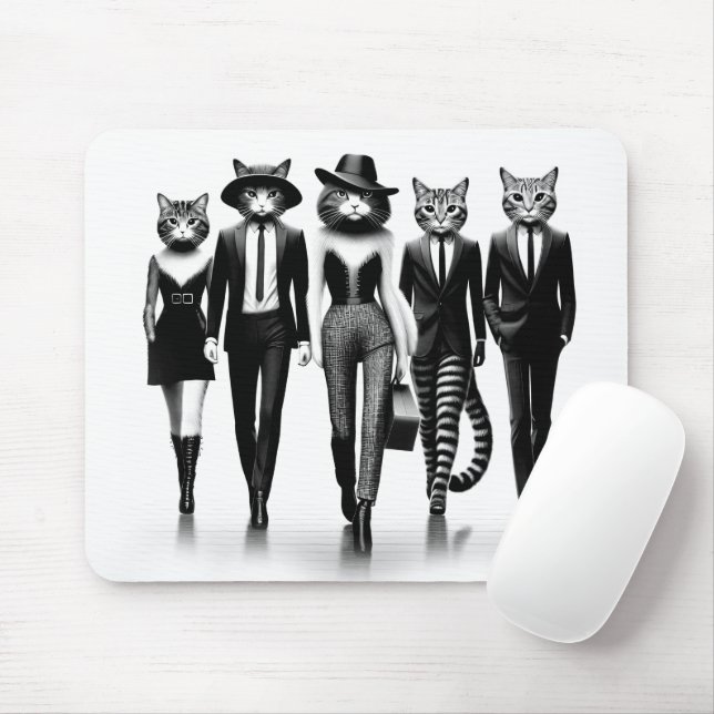 Cat Runway Models durch den Catwalk Mousepad (Mit Mouse)