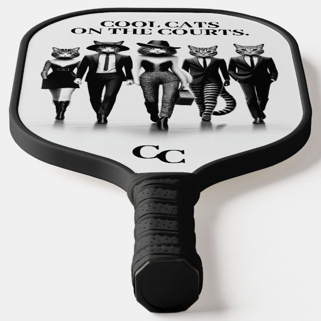 Cat Runway Models durch den Catwalk Pickleball Schläger (Ablage )