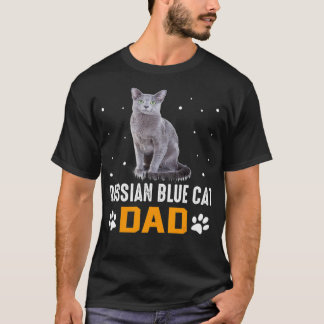 CAT RUSSISCHER BLAUE CAT-VATER RUSSISCHER BLAUE CA T-Shirt