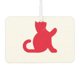 Cat sagt Hallo Autolufterfrischer