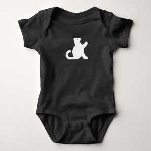 Cat sagt Hallo Baby Strampler