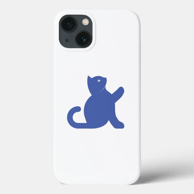 Cat sagt Hallo Case-Mate iPhone Hülle (Rückseite)