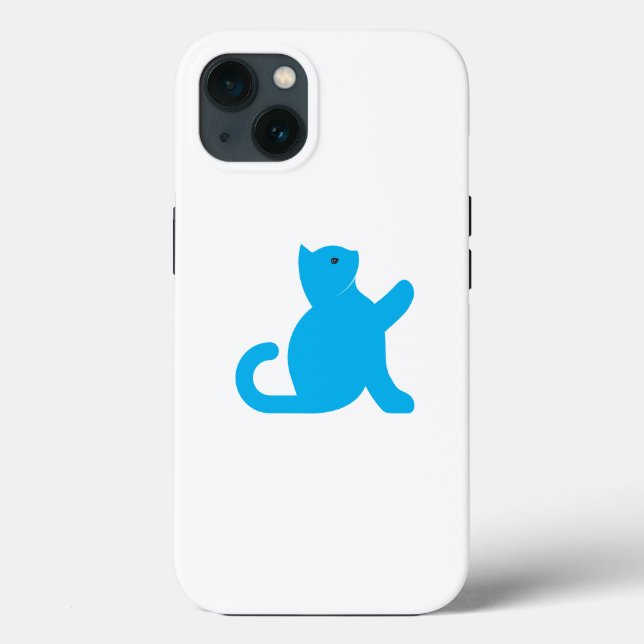 Cat sagt Hallo Case-Mate iPhone Hülle (Rückseite)