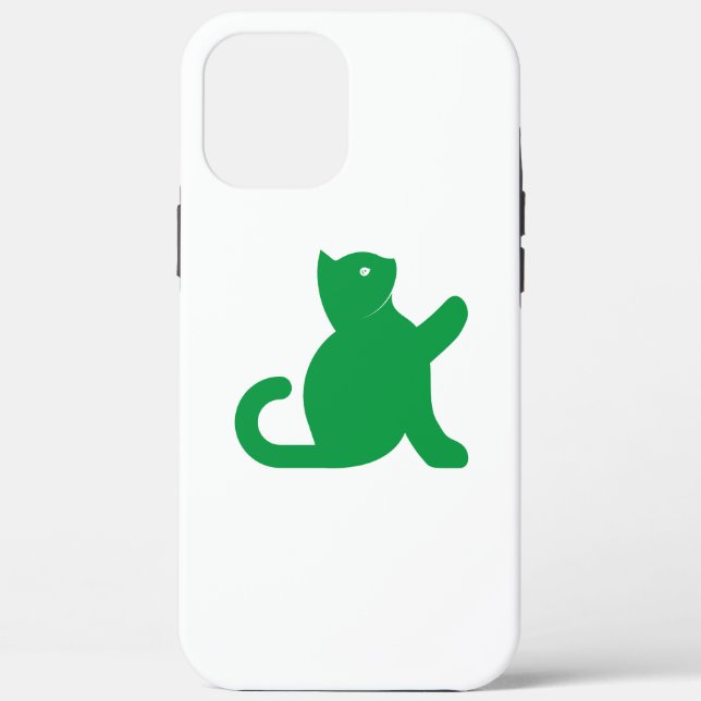 Cat sagt Hallo Case-Mate iPhone Hülle (Rückseite)