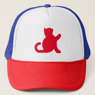 Cat sagt Hallo Truckerkappe
