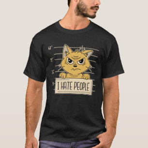 Cat Sarcasm I Hasse Menschen T-Shirt